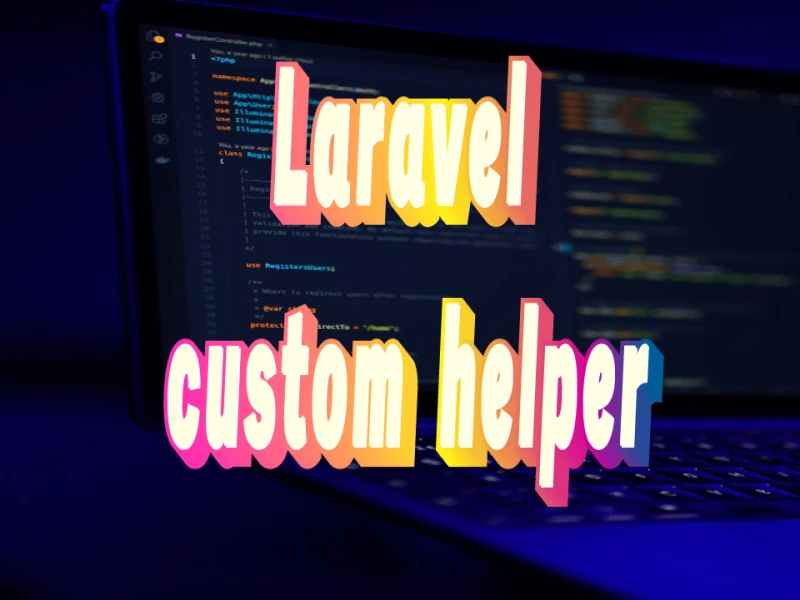 How to add a helper function in Laravel ?